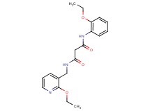 N-(2-ethoxyphenyl)-N'-[(2-ethoxypyridin-3-yl)methyl]malonamide