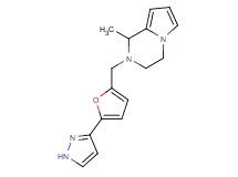 1-methyl-2-{[5-(1H-pyrazol-3-yl)-2-furyl]methyl}-1,2,3,4-tetrahydropyrrolo[1,2-a]pyrazine