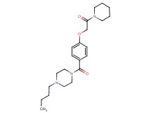 1-butyl-4-[4-(2-oxo-2-piperidin-1-ylethoxy)benzoyl]piperazine