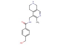 4-(hydroxymethyl)-N-[(3-methyl-5,6,7,8-tetrahydro-2,7-naphthyridin-4-yl)methyl]benzamide