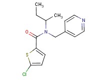 N-(sec-butyl)-5-chloro-N-(pyridin-4-ylmethyl)thiophene-2-carboxamide