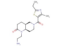 rel-(4aS,8aR)-1-(2-aminoethyl)-6-[(2-ethyl-4-methyl-1,3-thiazol-5-yl)carbonyl]octahydro-1,6-naphthyridin-2(1H)-one hydrochloride