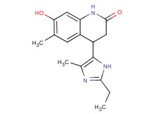 4-(2-ethyl-4-methyl-1H-imidazol-5-yl)-7-hydroxy-6-methyl-3,4-dihydroquinolin-2(1H)-one