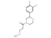 2-(3,4-dichlorophenyl)-4-(3-methoxypropanoyl)morpholine