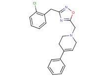 1-{[3-(2-chlorobenzyl)-1,2,4-oxadiazol-5-yl]methyl}-4-phenyl-1,2,3,6-tetrahydropyridine
