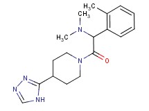 N,N-dimethyl-1-(2-methylphenyl)-2-oxo-2-[4-(4H-1,2,4-triazol-3-yl)-1-piperidinyl]ethanamine
