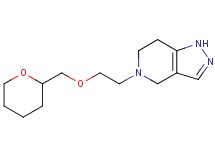 5-[2-(tetrahydro-2H-pyran-2-ylmethoxy)ethyl]-4,5,6,7-tetrahydro-1H-pyrazolo[4,3-c]pyridine trifluoroacetate