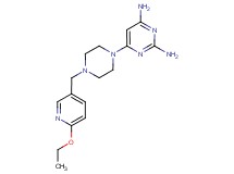 6-{4-[(6-ethoxypyridin-3-yl)methyl]piperazin-1-yl}pyrimidine-2,4-diamine