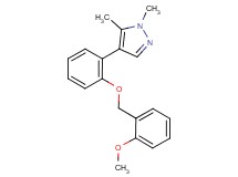 4-{2-[(2-methoxybenzyl)oxy]phenyl}-1,5-dimethyl-1H-pyrazole
