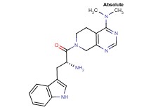 7-[(2R)-2-amino-3-(1H-indol-3-yl)propanoyl]-N,N-dimethyl-5,6,7,8-tetrahydropyrido[3,4-d]pyrimidin-4-amine