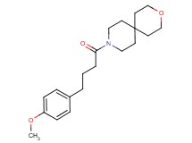 9-[4-(4-methoxyphenyl)butanoyl]-3-oxa-9-azaspiro[5.5]undecane