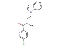 5-chloro-N-[2-(1H-indol-1-yl)ethyl]-N-methylpyridine-2-carboxamide