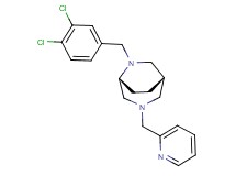 (1S*,5R*)-6-(3,4-dichlorobenzyl)-3-(pyridin-2-ylmethyl)-3,6-diazabicyclo[3.2.2]nonane