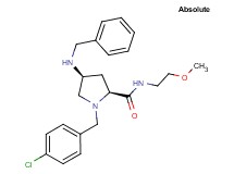 (4S)-4-(benzylamino)-1-(4-chlorobenzyl)-N-(2-methoxyethyl)-L-prolinamide