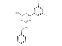 N-benzyl-6-(3,5-difluorophenyl)-1,3,5-triazine-2,4-diamine