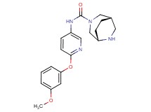 rel-(1S,5S)-N-[6-(3-methoxyphenoxy)-3-pyridinyl]-3,6-diazabicyclo[3.2.2]nonane-3-carboxamide hydrochloride
