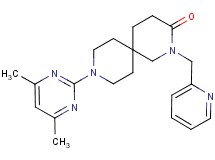 9-(4,6-dimethylpyrimidin-2-yl)-2-(pyridin-2-ylmethyl)-2,9-diazaspiro[5.5]undecan-3-one