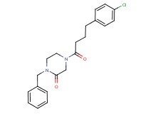 1-benzyl-4-[4-(4-chlorophenyl)butanoyl]-2-piperazinone