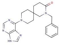 2-benzyl-9-(9H-purin-6-yl)-2,9-diazaspiro[5.5]undecan-3-one