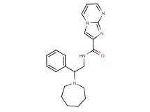 N-(2-azepan-1-yl-2-phenylethyl)imidazo[1,2-a]pyrimidine-2-carboxamide