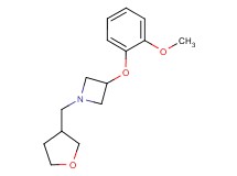3-(2-methoxyphenoxy)-1-(tetrahydro-3-furanylmethyl)azetidine