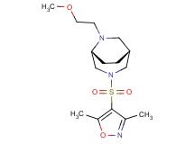 (1R*,5R*)-3-[(3,5-dimethyl-4-isoxazolyl)sulfonyl]-6-(2-methoxyethyl)-3,6-diazabicyclo[3.2.2]nonane