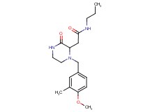 2-[1-(4-methoxy-3-methylbenzyl)-3-oxo-2-piperazinyl]-N-propylacetamide