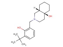 (4aS*,8aS*)-2-(3-tert-butyl-2-hydroxybenzyl)octahydroisoquinolin-4a(2H)-ol