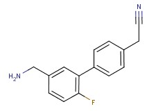[5'-(aminomethyl)-2'-fluorobiphenyl-4-yl]acetonitrile