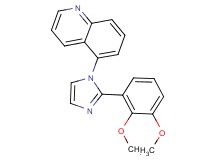 5-[2-(2,3-dimethoxyphenyl)-1H-imidazol-1-yl]quinoline
