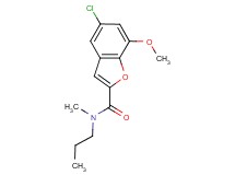 5-chloro-7-methoxy-N-methyl-N-propyl-1-benzofuran-2-carboxamide