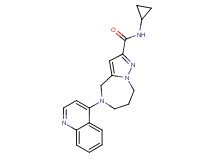 N-cyclopropyl-5-quinolin-4-yl-5,6,7,8-tetrahydro-4H-pyrazolo[1,5-a][1,4]diazepine-2-carboxamide