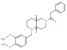 (4aR*,8aS*)-1-(3,4-dimethoxybenzyl)-6-(phenylacetyl)decahydro-1,6-naphthyridine
