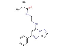 2-methyl-N-{2-[(5-phenylpyrazolo[1,5-a]pyrimidin-7-yl)amino]ethyl}propanamide