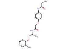 N-[4-(2-{[1-methyl-2-(2-methylphenoxy)ethyl]amino}-2-oxoethoxy)phenyl]propanamide