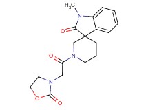 1-methyl-1'-[(2-oxo-1,3-oxazolidin-3-yl)acetyl]spiro[indole-3,3'-piperidin]-2(1H)-one