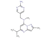 N-[(2-amino-5-pyrimidinyl)methyl]-5-isopropyl-N,2-dimethylpyrazolo[1,5-a]pyrimidin-7-amine