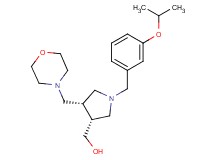 [(3R*,4S*)-1-(3-isopropoxybenzyl)-4-(morpholin-4-ylmethyl)pyrrolidin-3-yl]methanol