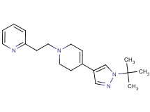 2-{2-[4-(1-tert-butyl-1H-pyrazol-4-yl)-3,6-dihydropyridin-1(2H)-yl]ethyl}pyridine