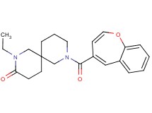 8-(1-benzoxepin-4-ylcarbonyl)-2-ethyl-2,8-diazaspiro[5.5]undecan-3-one