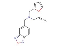 N-(2,1,3-benzoxadiazol-5-ylmethyl)-N-(2-furylmethyl)prop-2-en-1-amine