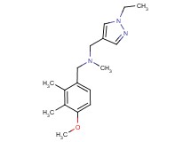 1-(1-ethyl-1H-pyrazol-4-yl)-N-(4-methoxy-2,3-dimethylbenzyl)-N-methylmethanamine