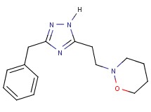 2-[2-(3-benzyl-1H-1,2,4-triazol-5-yl)ethyl]-1,2-oxazinane