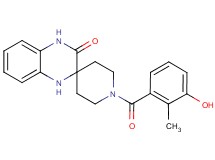 1-(3-hydroxy-2-methylbenzoyl)-1',4'-dihydro-3'H-spiro[piperidine-4,2'-quinoxalin]-3'-one