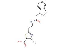 2-{2-[(2,3-dihydro-1H-inden-1-ylacetyl)amino]ethyl}-4-methyl-1,3-thiazole-5-carboxylic acid