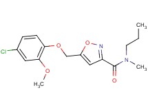 5-[(4-chloro-2-methoxyphenoxy)methyl]-N-methyl-N-propylisoxazole-3-carboxamide