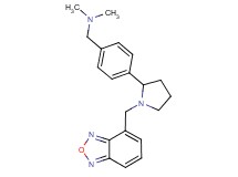 1-{4-[1-(2,1,3-benzoxadiazol-4-ylmethyl)pyrrolidin-2-yl]phenyl}-N,N-dimethylmethanamine