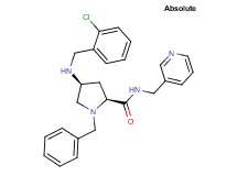 (4S)-1-benzyl-4-[(2-chlorobenzyl)amino]-N-(3-pyridinylmethyl)-L-prolinamide