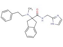 N-(1H-imidazol-2-ylmethyl)-2-[methyl(2-phenylethyl)amino]-2-indanecarboxamide