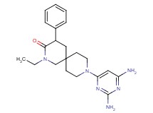 9-(2,6-diamino-4-pyrimidinyl)-2-ethyl-4-phenyl-2,9-diazaspiro[5.5]undecan-3-one